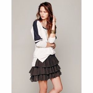 Free People Fun Flouncy Ruffled Skirt